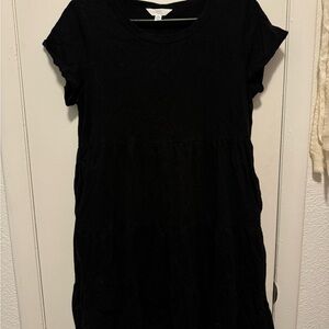 Black Short Sleeve Dress